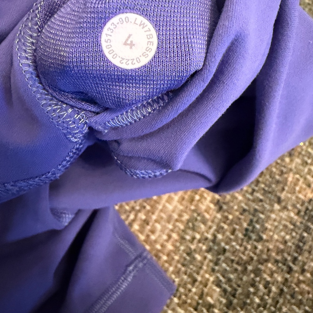 lululemon athletica Purple Women's Bike Shorts - Picture 3 of 3
